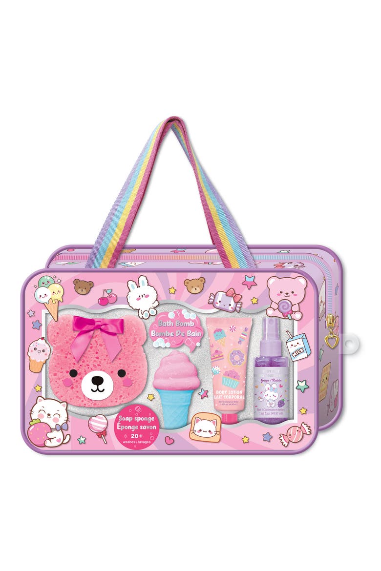 Kids' 5-Piece Assorted Bath Set, Main, color, MULTI COLOR