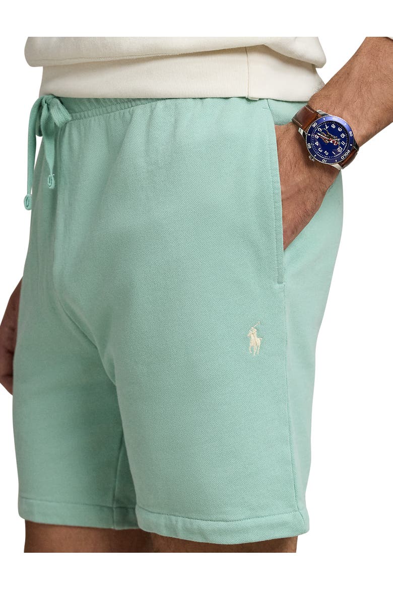 Big & Tall Loopback Fleece Shorts, Alternate, color, CELADON