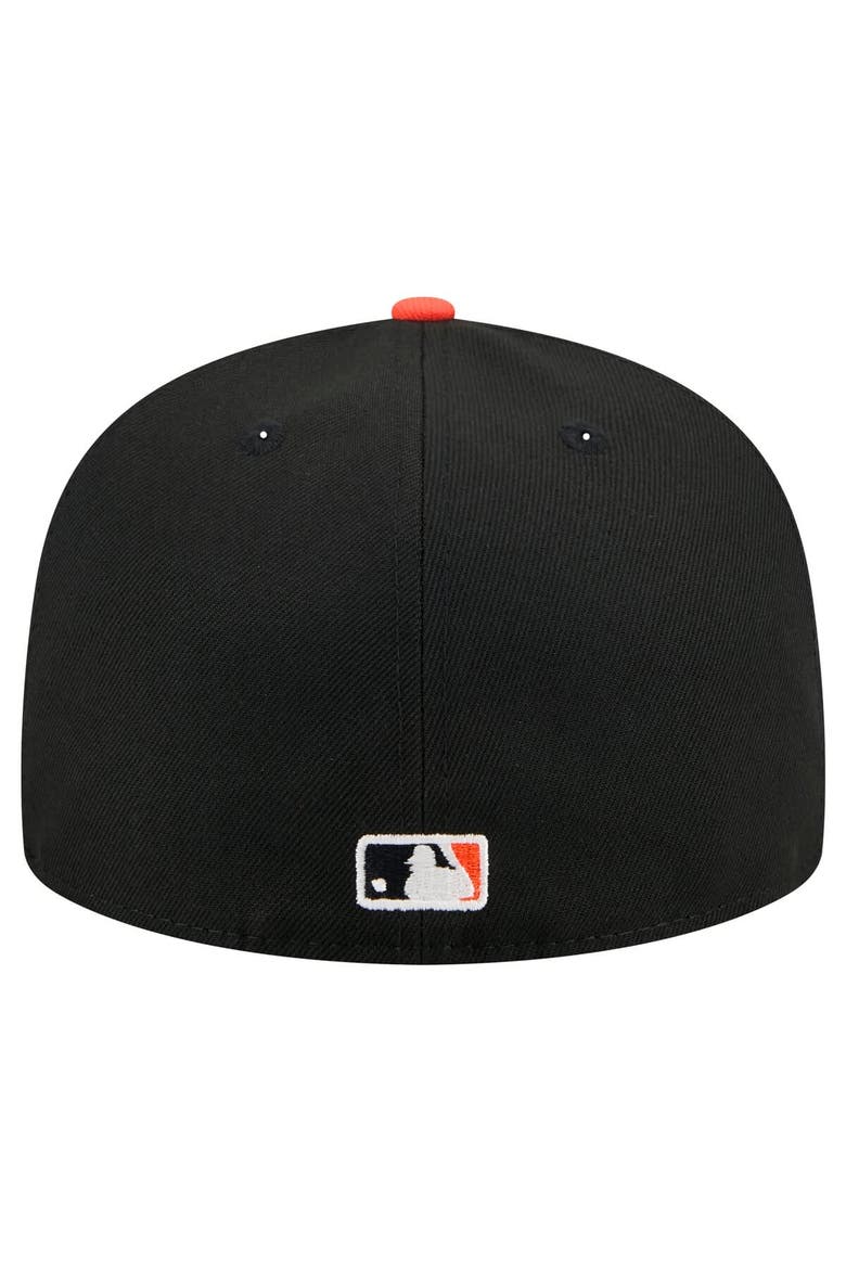Men's New Era Black Detroit Tigers Shadow Stitch 59FIFTY Fitted Hat, Alternate, color, Black