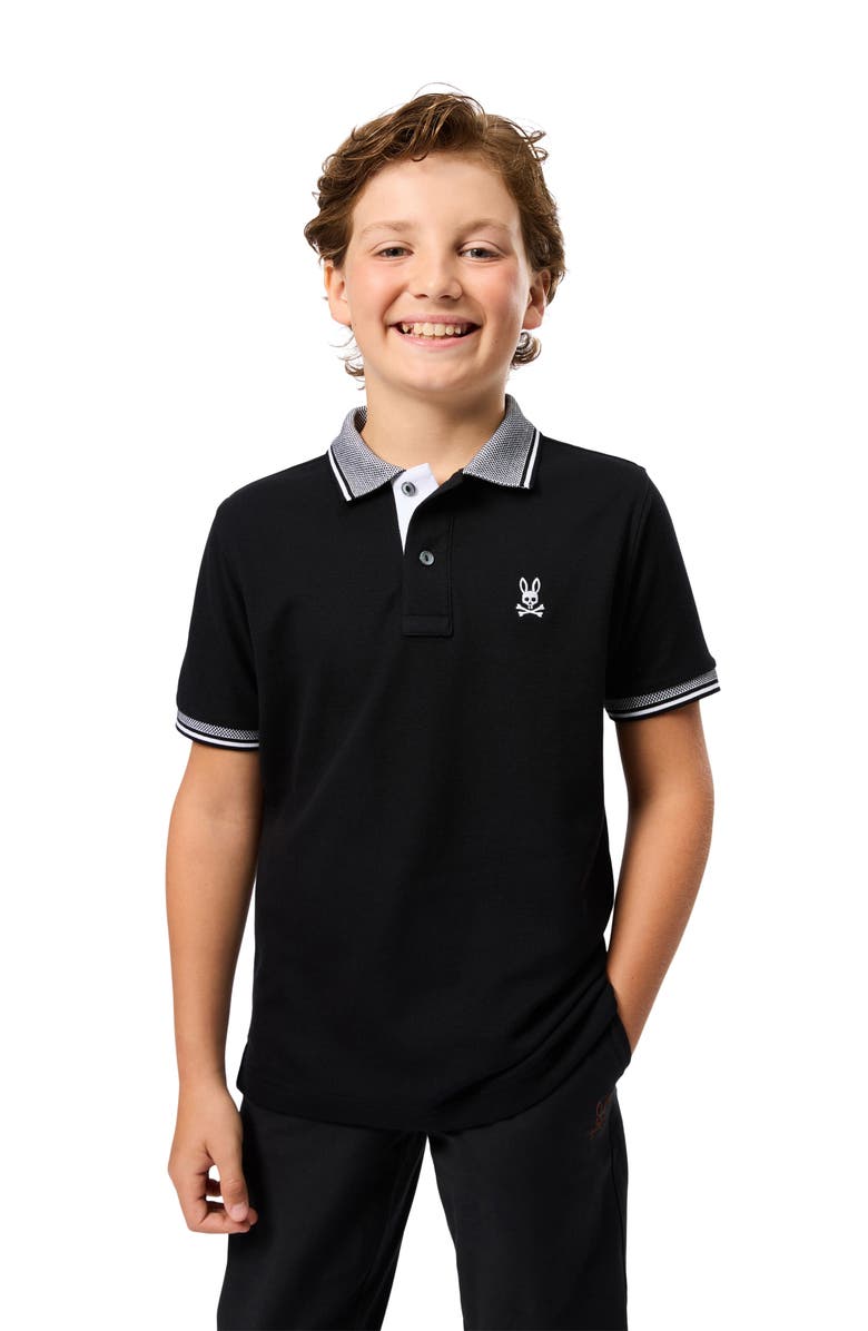 Psycho Bunny Kids' Bradford Cotton Polo, Alternate, color, 