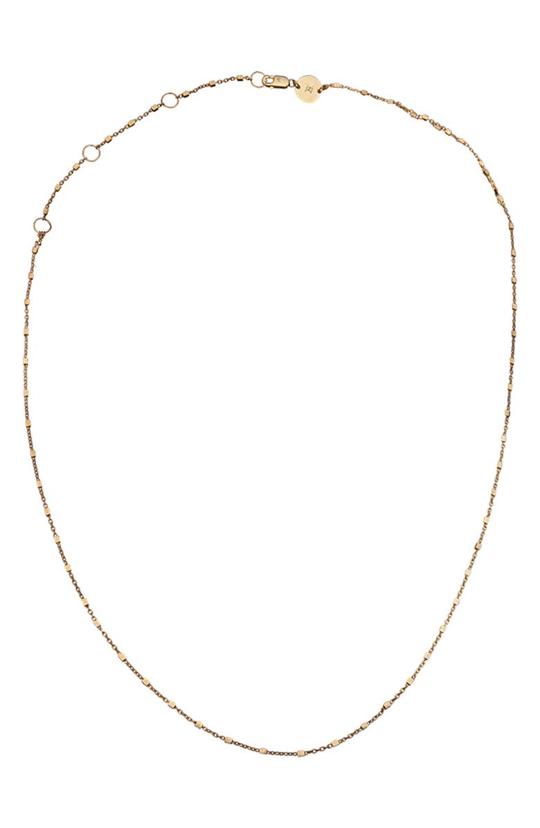 Jennifer Zeuner Maury Chain Necklace, Main, color, 14K Yellow Gold Plated Silver