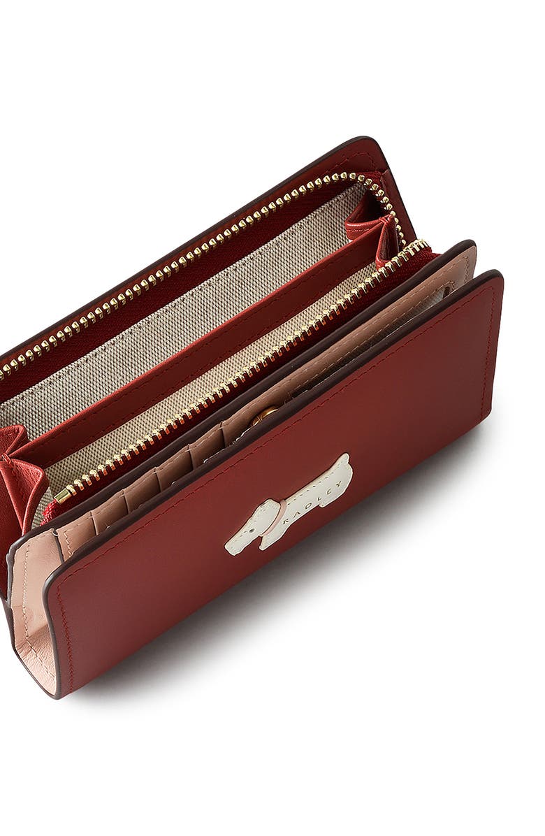 Radley Heritage Radley Medium Bifold Wallet, Alternate, color, Rust