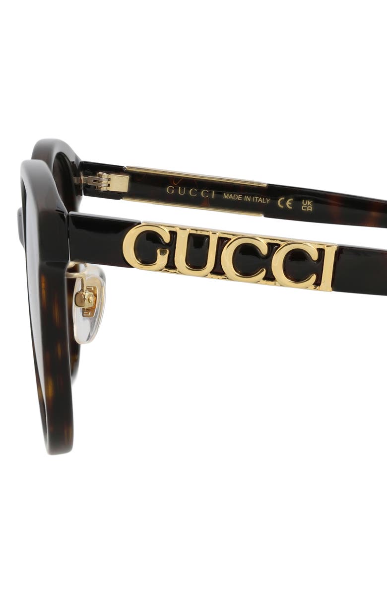 Gucci 56mm Sunglasses, Alternate, color, Havana Havana Brown