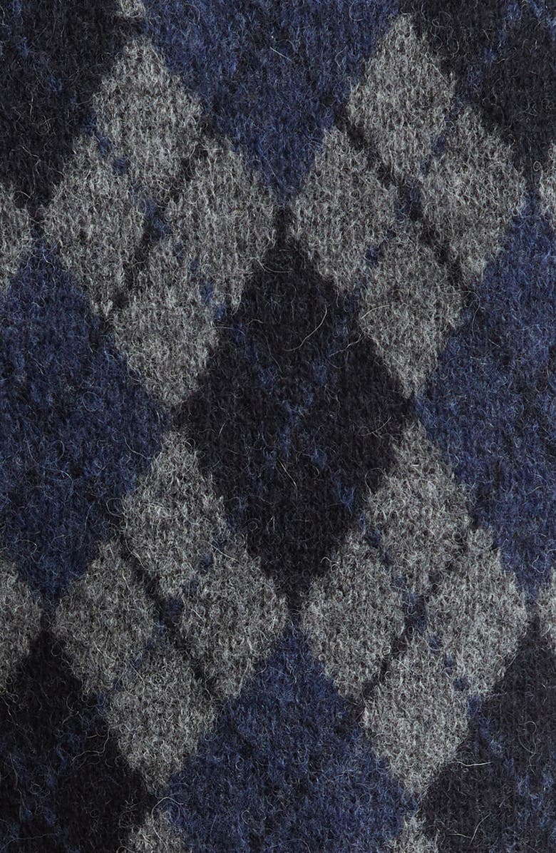 OUR LEGACY Formal Argyle Plaid Alpaca & Wool Blend Sweater Vest, Alternate, color, 