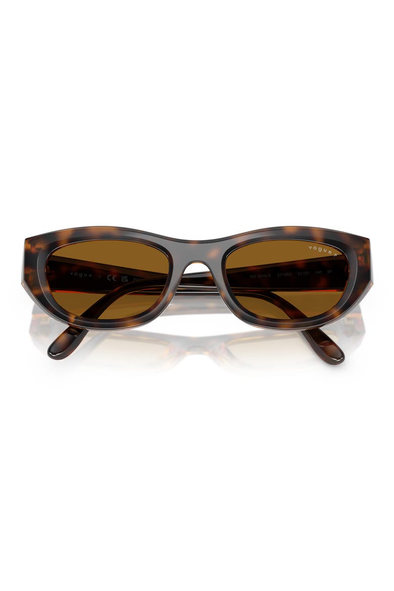 51mm Cat Eye Sunglasses, Main, color, HAVANA