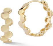 Ember Fine Jewelry Beaded Huggie Hoop Earrings