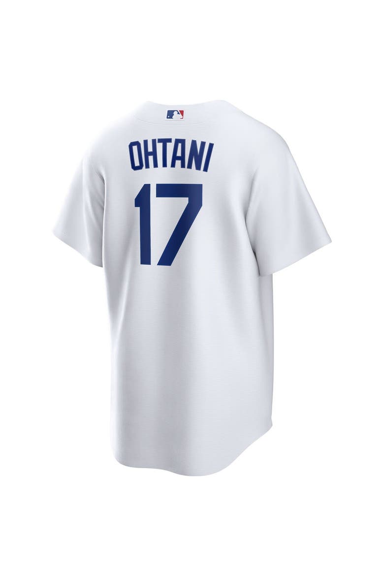 Men's Nike Shohei Ohtani White Los Angeles Dodgers Home Replica Player Jersey, Alternate, color, White