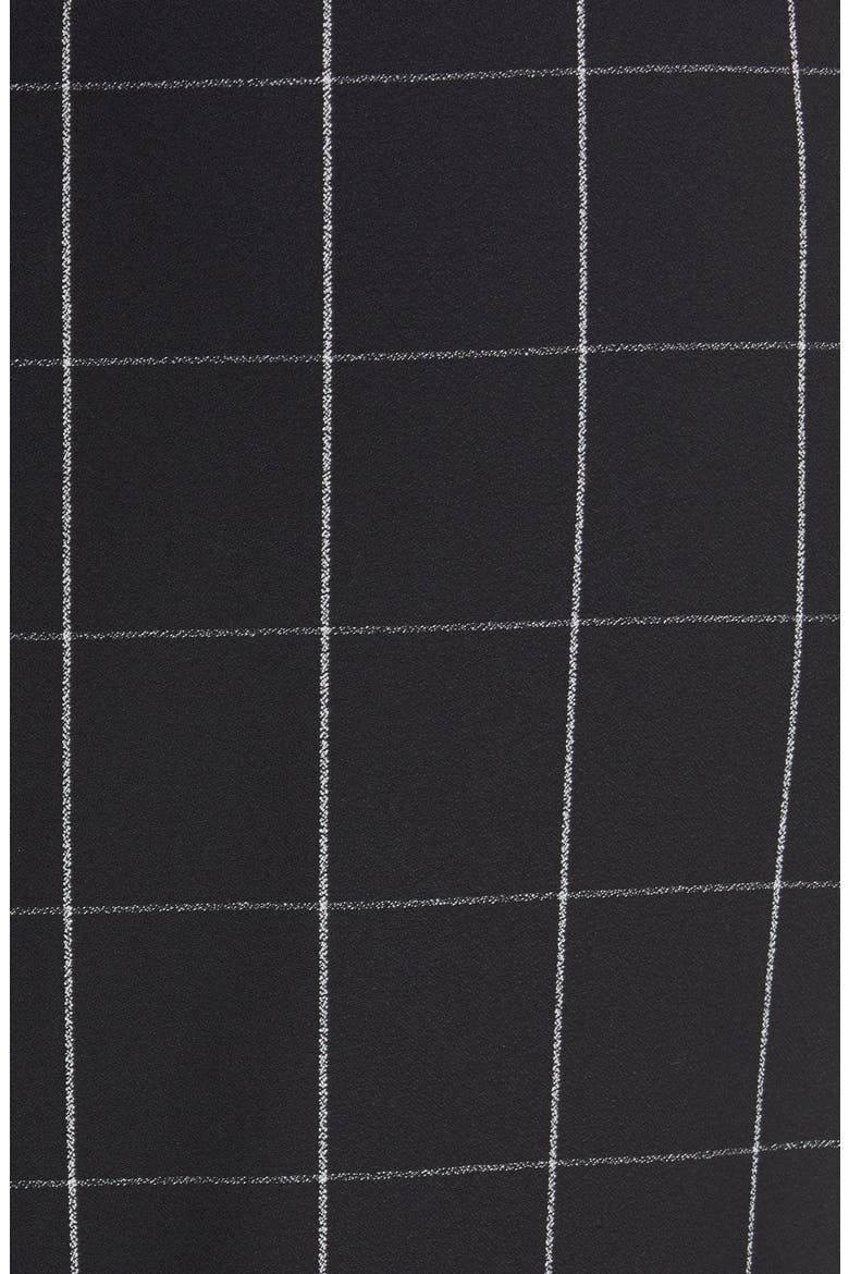 Vedani Windowpane Pencil Skirt, Alternate, color, BLACK FANTASY
