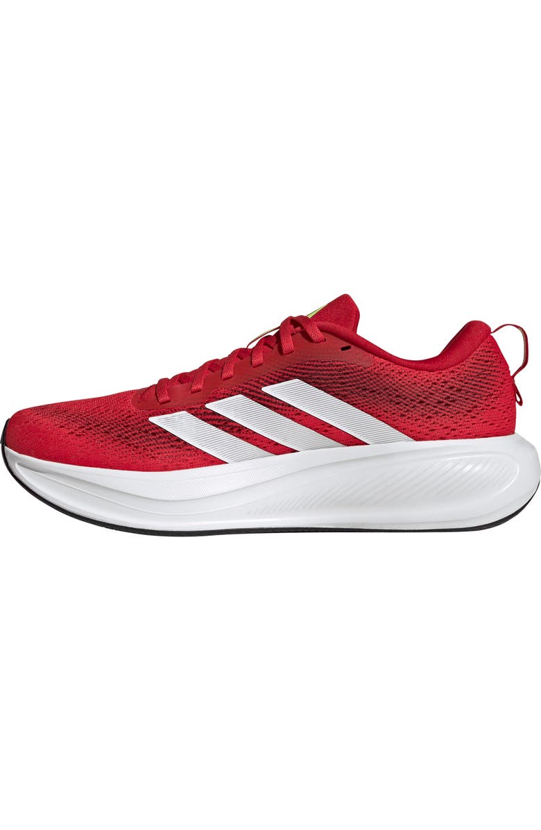 adidas Response Pace Running Sneaker, Alternate, color, Scarlet/ Lucid Lemon/ Maroon