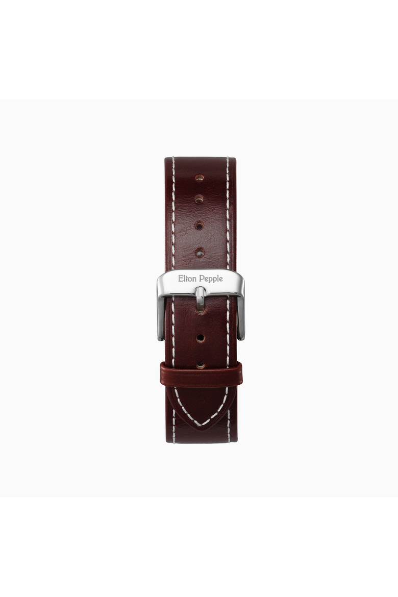 Loop Stitch - Silver Strap, Main, color, Dark Brown