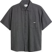 Obey Bigwig Frank Check Short Sleeve Button-Up Shirt