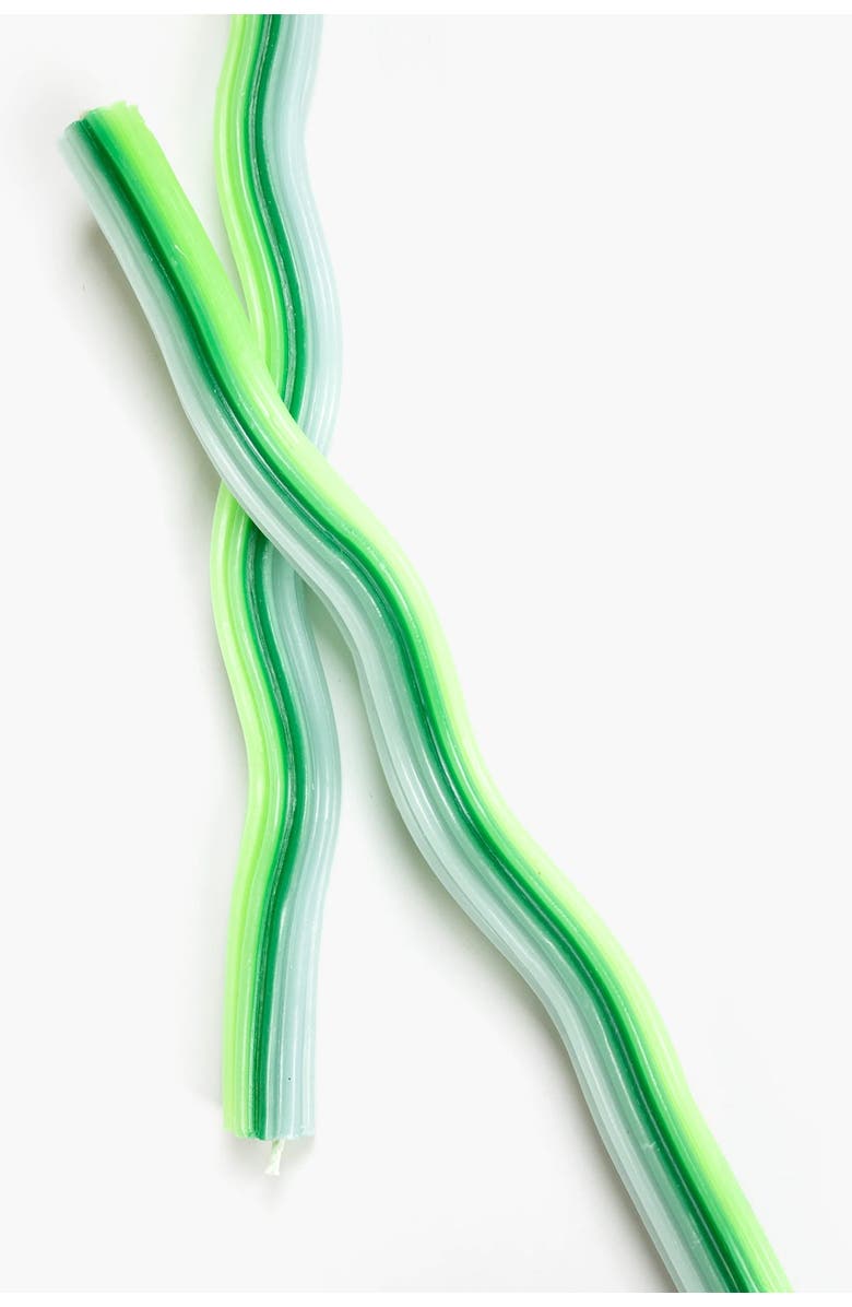 54Celsius Wiggle Candles, Alternate, color, Tripple Green