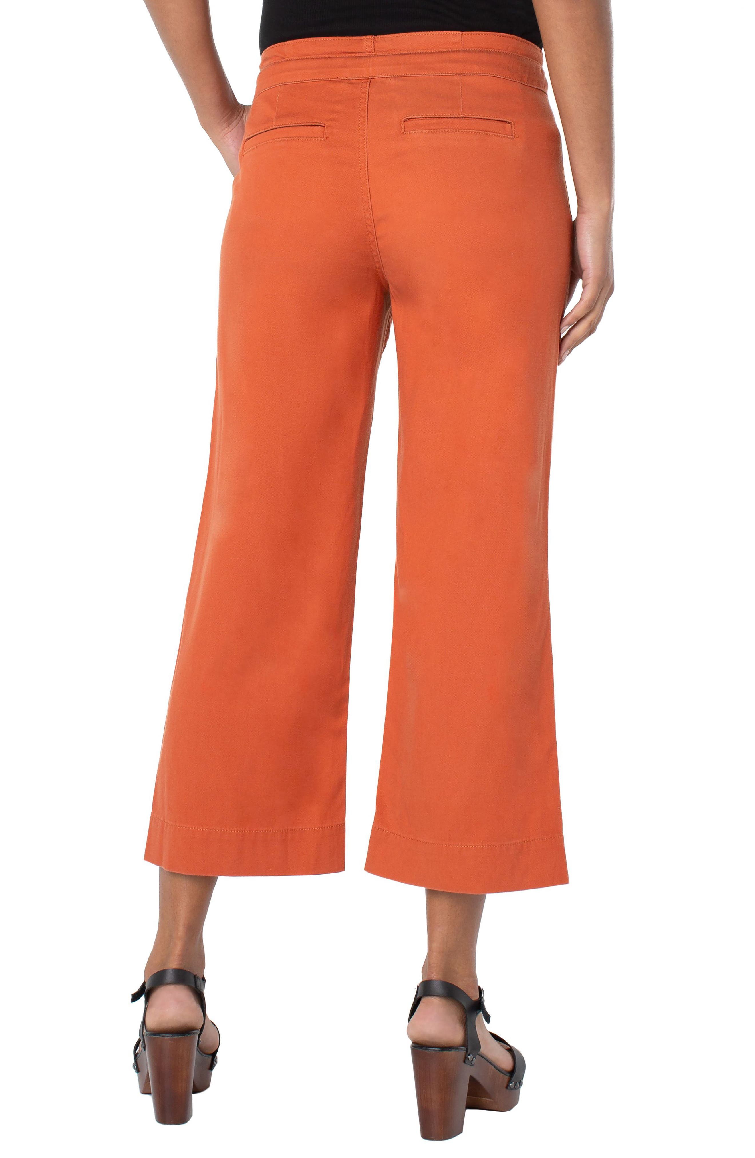 Cargo Wide Leg Crop Pant (Liverpool)
