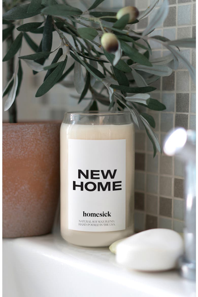 New Home Candle, Alternate, color, WHITE