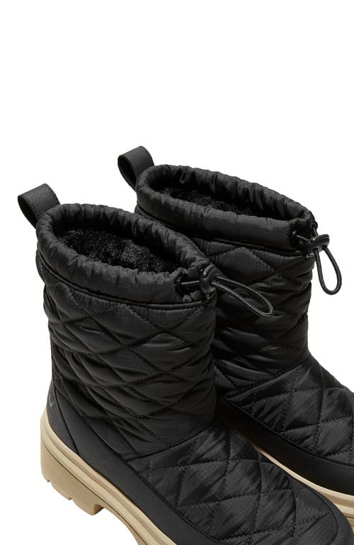 Vivaia Quilted Waterproof Puffertherm Warm Boots In Black