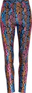 Versace Python Print Leggings