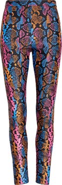 Versace Python Print Leggings