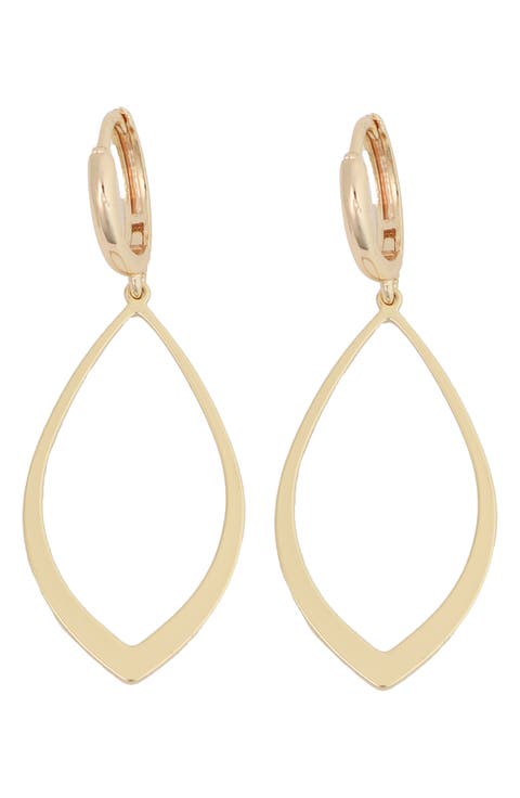 Open Marquise Drop Earrings