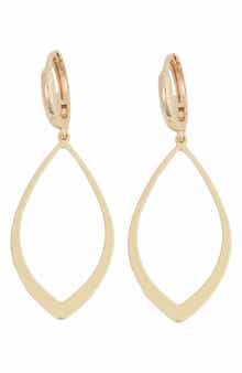Open Marquise Drop Earrings