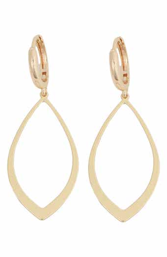 Open Marquise Drop Earrings