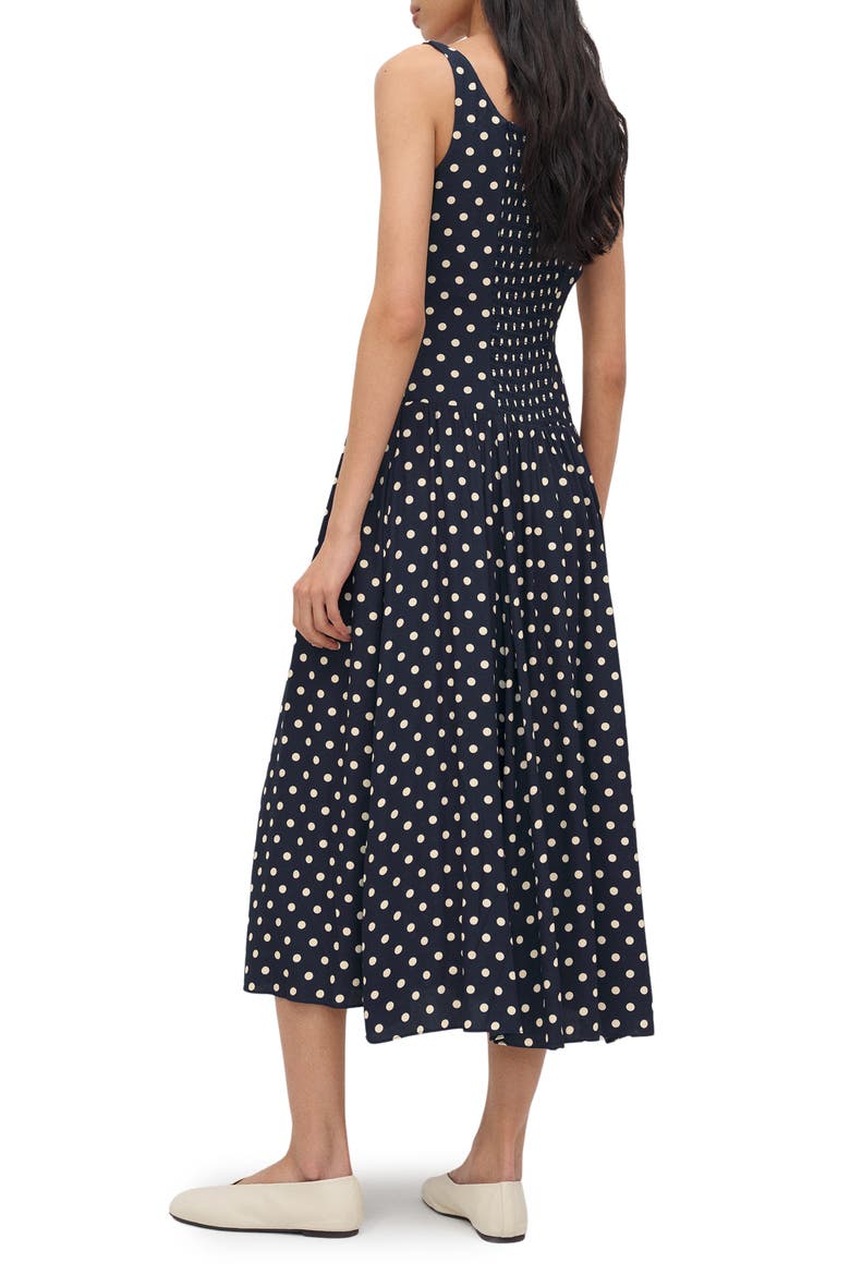 Bellarose Polka Dot Dress, Alternate, color, ORION DOT