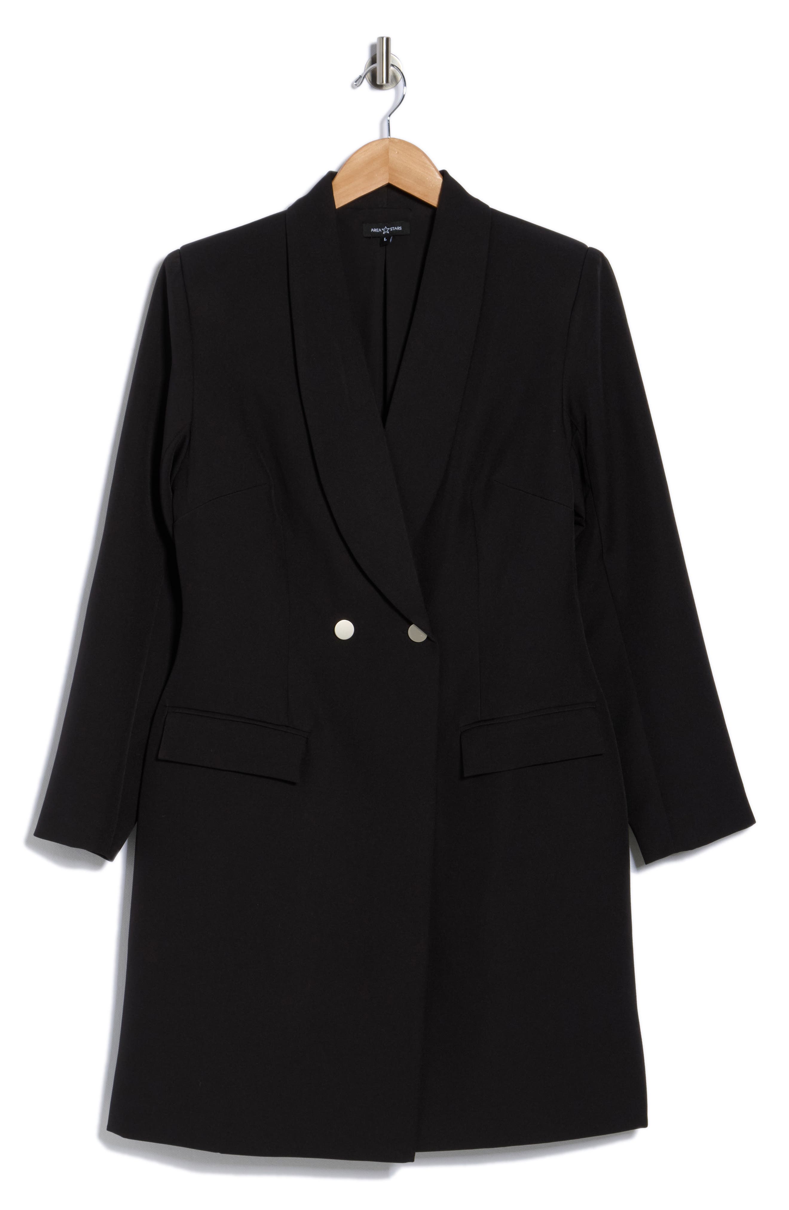 AREA STARS Evangelista Long Sleeve Blazer Dress