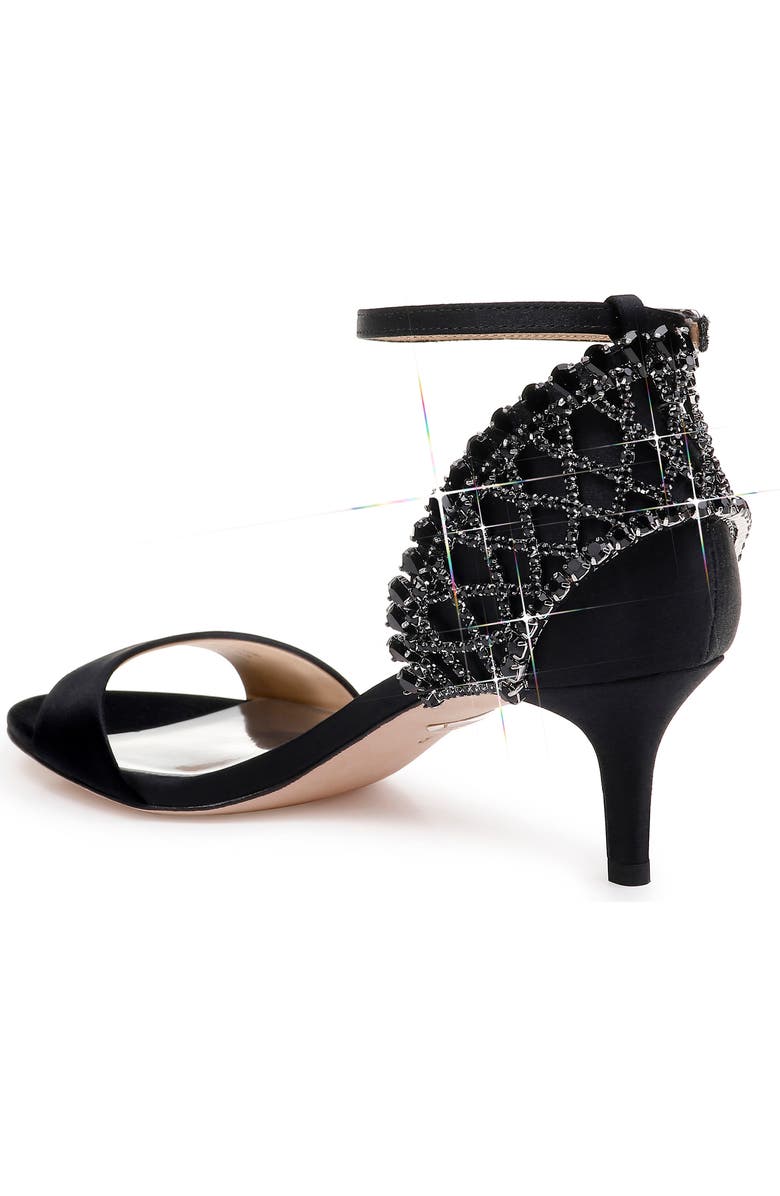 Badgley Mischka Collection Badgley Mischka Adora Embellished Kitten Heel Sandal, Alternate, color,