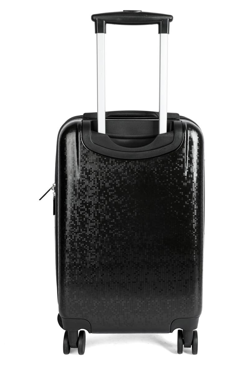 Ayden 24" Hardshell Spinner Suitcase, Alternate, color, BLACK