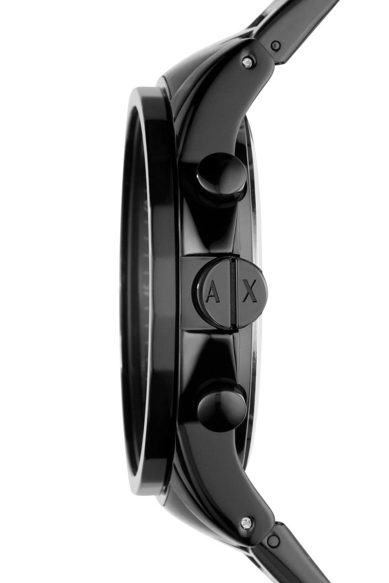 Bracelet Watch, 45mm, Alternate, color, BLACK