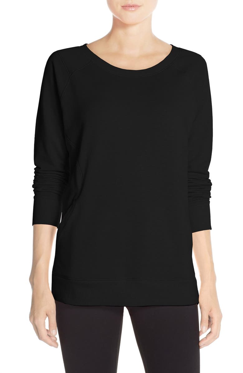 Zella 'Decibel' Pullover Sweatshirt, Main, color, 