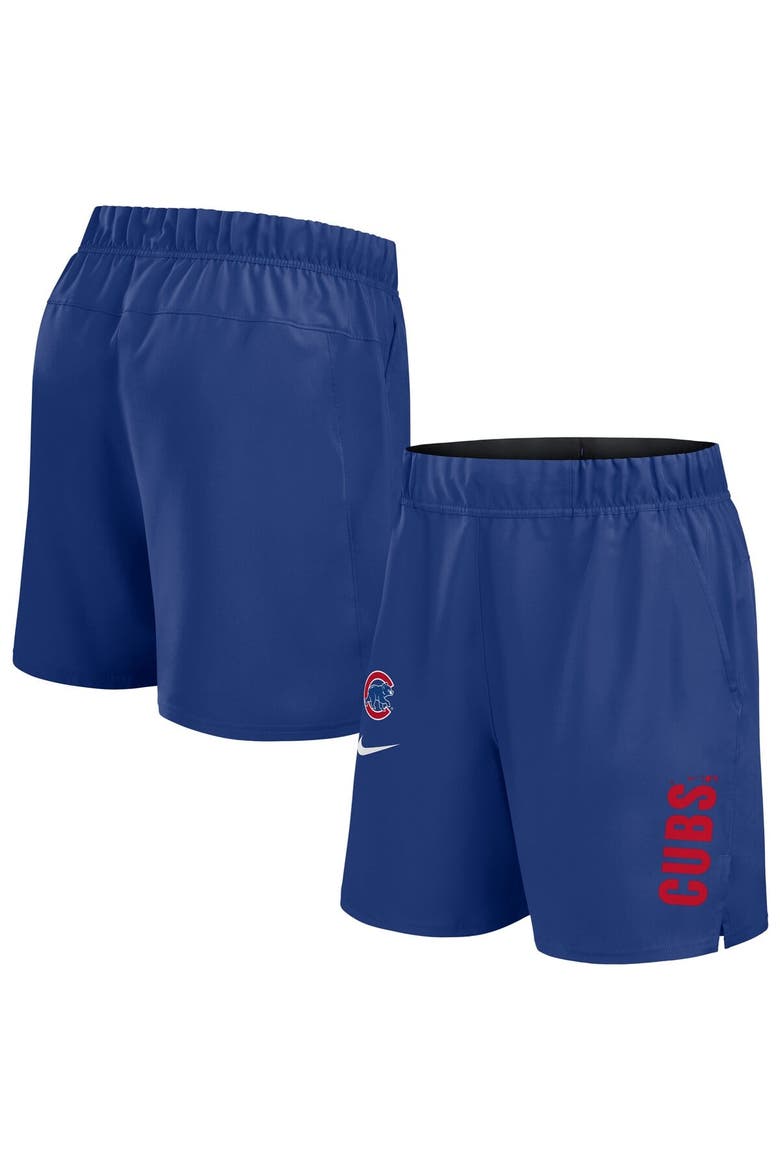 Men's Nike Royal Chicago Cubs Woven Victory Performance Shorts, Main, color, Royal