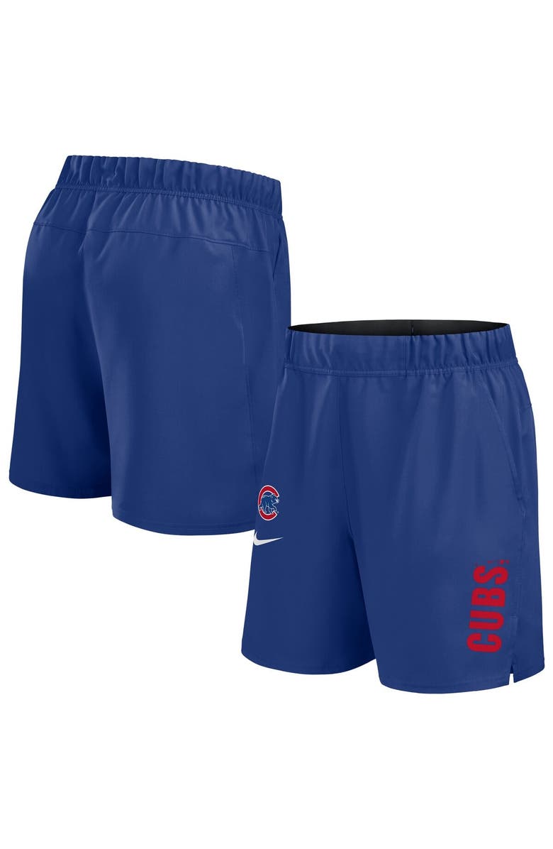 Nike Men's Nike Royal Chicago Cubs Woven Victory Performance Shorts, Main, color, Royal