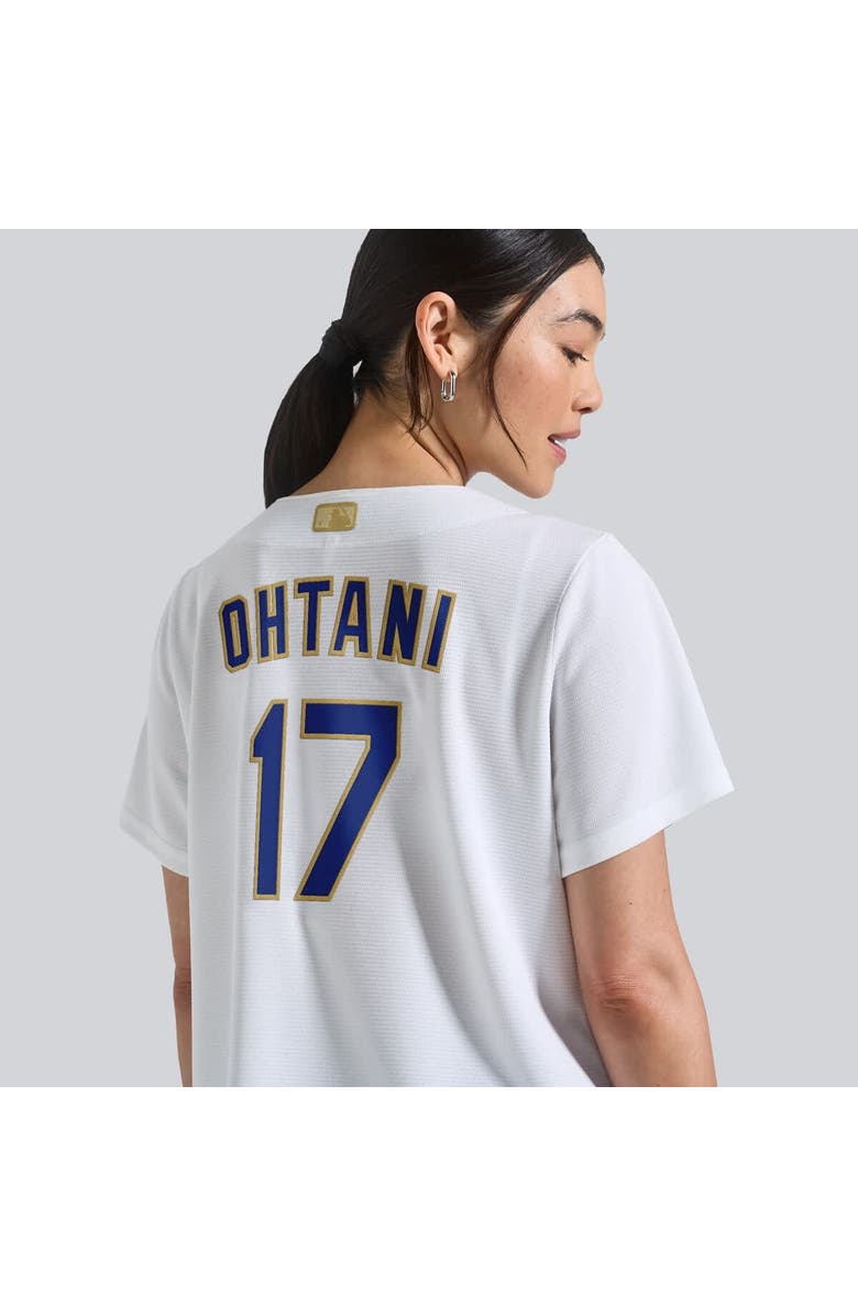 Nike Women's Nike Shohei Ohtani White Los Angeles Dodgers 2026 Gold Collection Stadium Jersey, Alternate, color, White