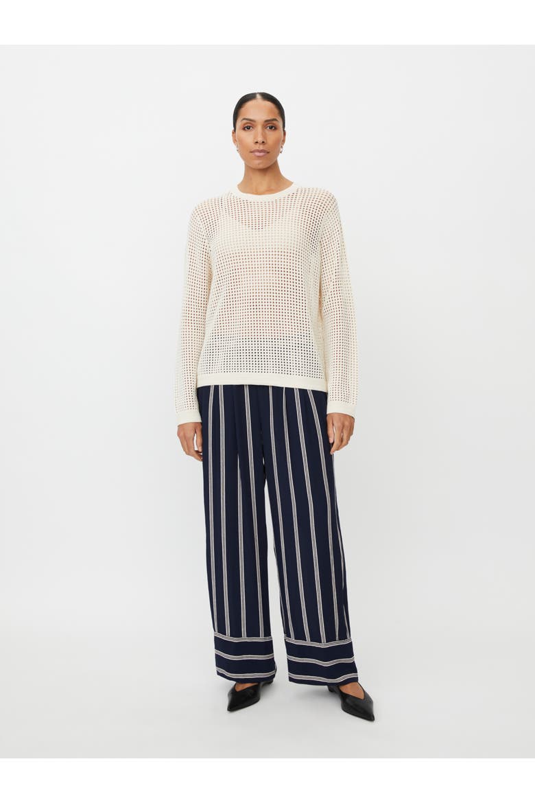 MaForavine Open Knit Sweater, Alternate, color, Whitecap