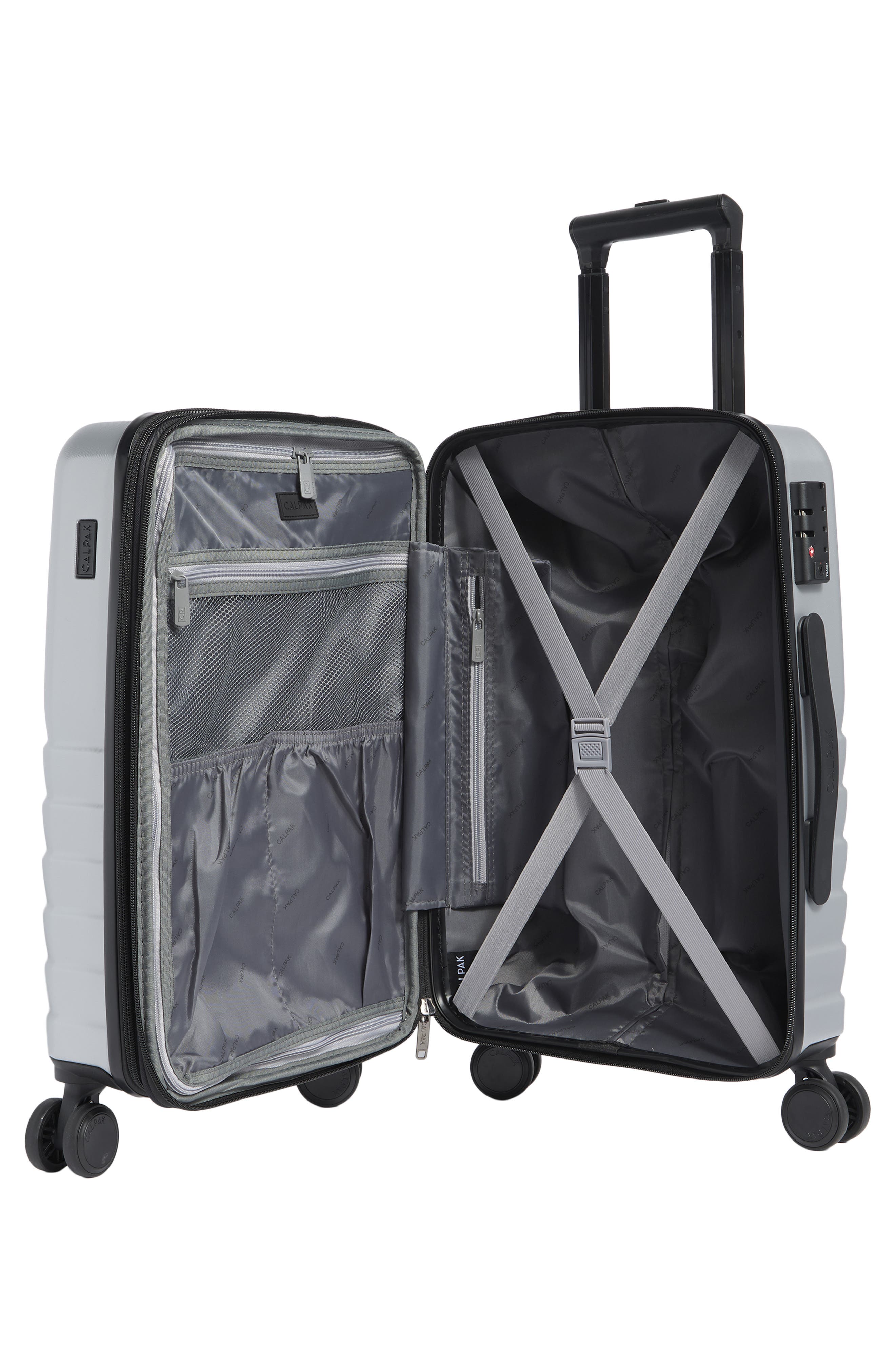 CALPAK Harper 20-Inch Carry-On Luggage, Alternate, color, Silver