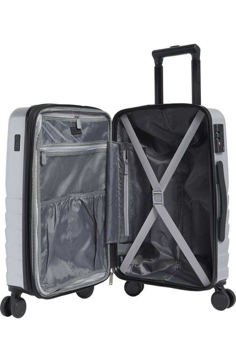 CALPAK Harper 20-Inch Carry-On Luggage, Alternate, color, Silver