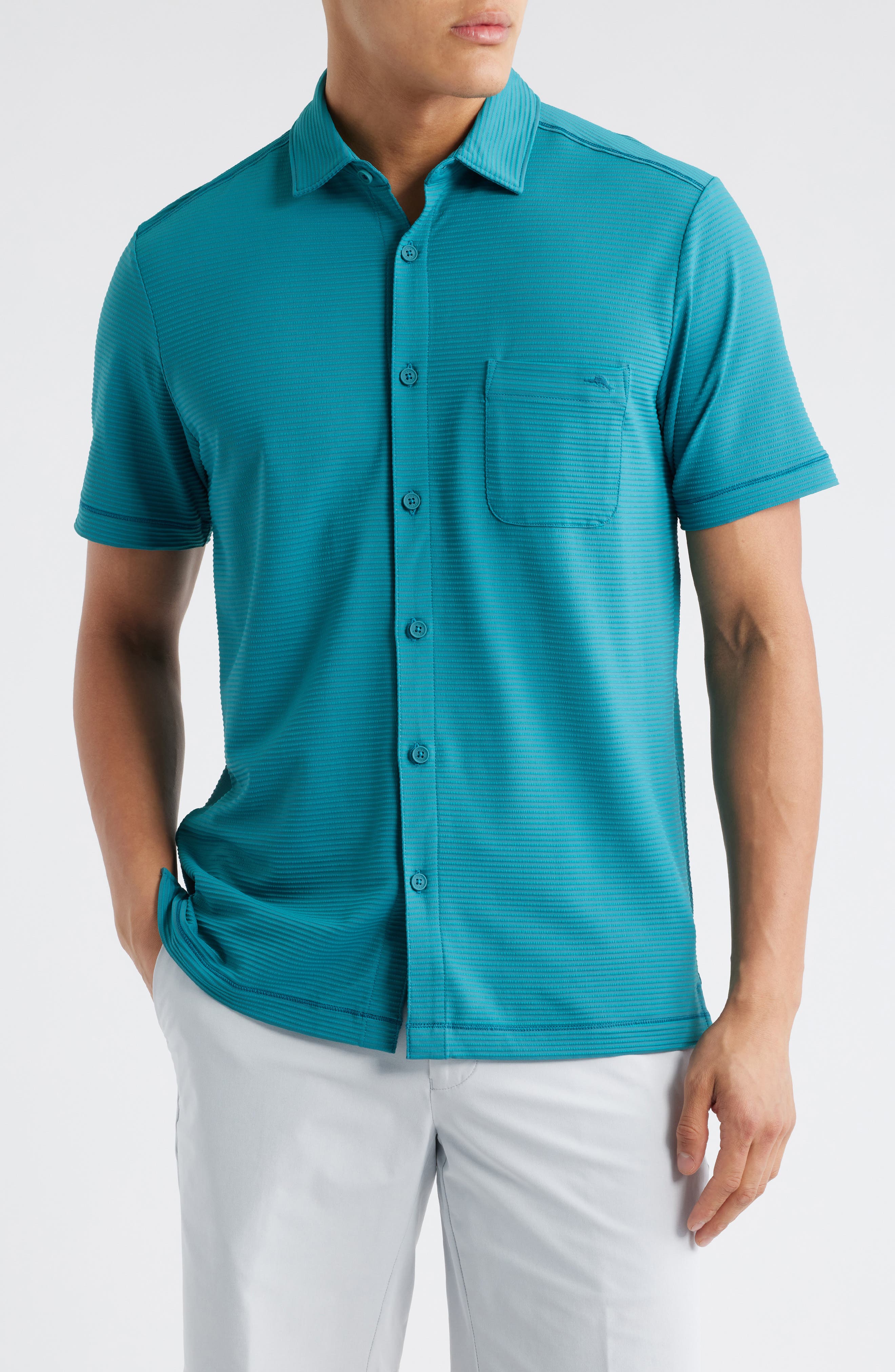 Tommy Bahama Costa Wave Short Sleeve Button-Up Shirt