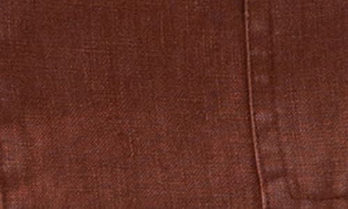 Sanctuary Patch Pocket Linen Miniskirt In Rich Clay