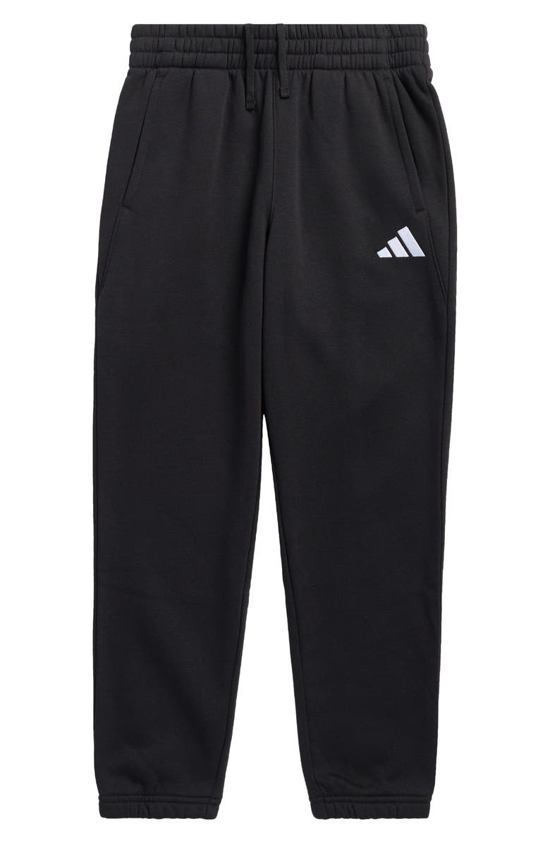 adidas Kids' Fleece Sweatpants, Main, color, Black