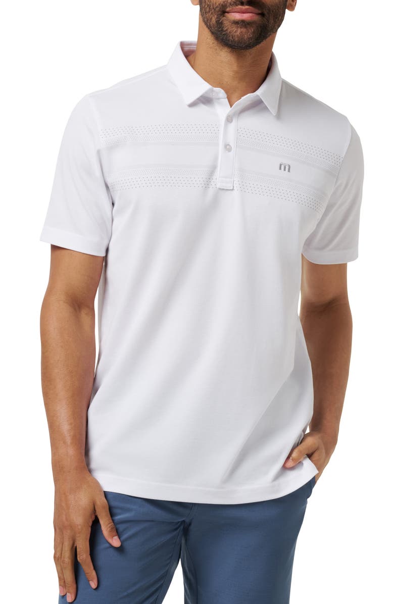 TravisMathew Jungle Gallivant Polo, Main, color, White