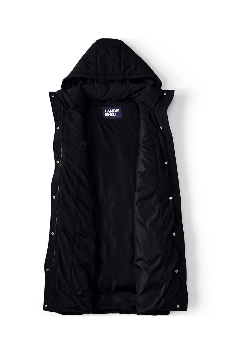 Lands' End Wide Channel 600 Down Puffer Long Vest, Alternate, color, 