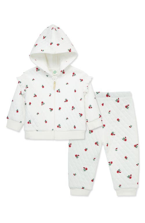 Little Me Floral Hoodie & Joggers Set 