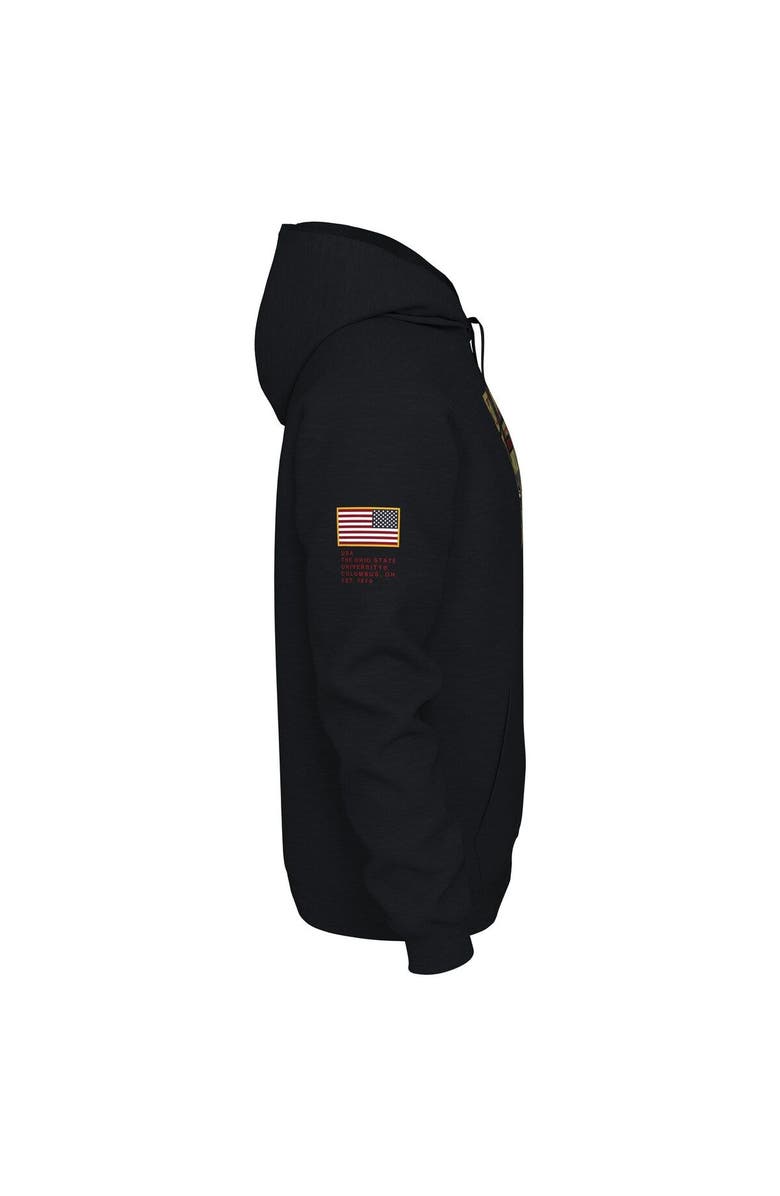 Nike Men's Nike Black Ohio State Buckeyes Veterans Camo Pullover Hoodie, Alternate, color, 