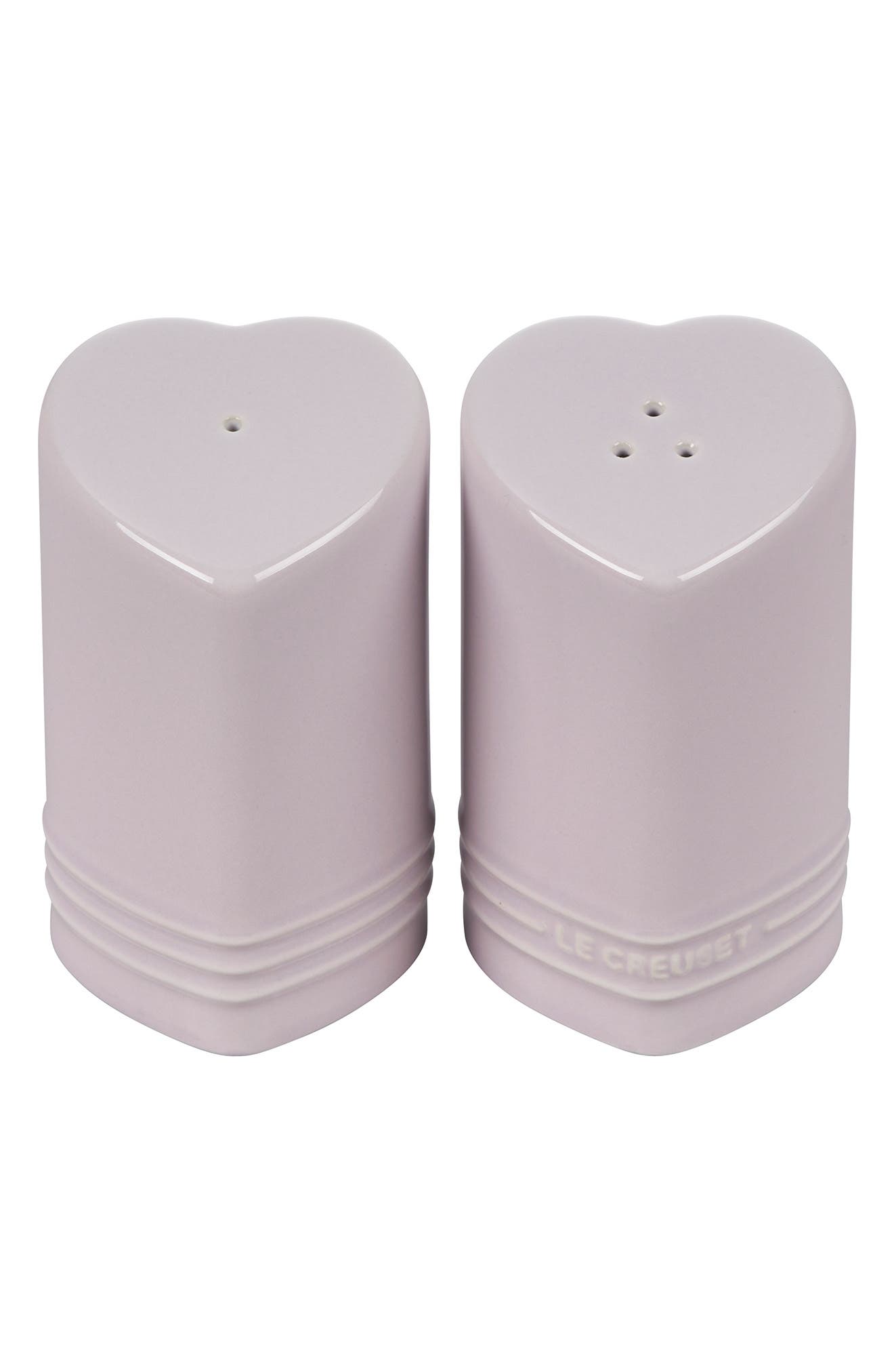 Le Creuset Heart Salt & Pepper Shaker Set - Shallot, One Size oz