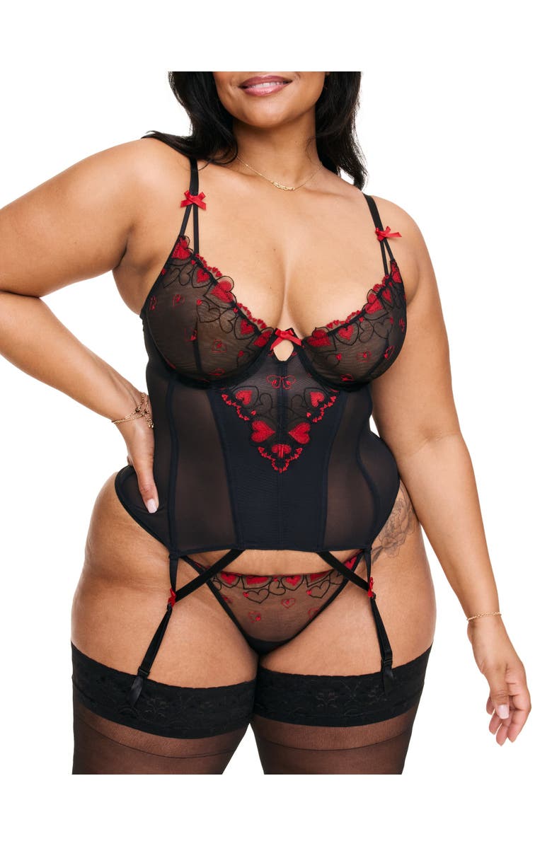 Adore Me Lovette Unlined Plunge Bustier, Main, color, 