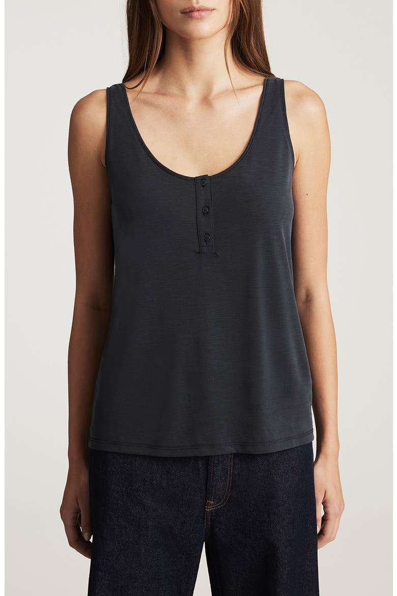 Henley Tank, Main, color, BLACK