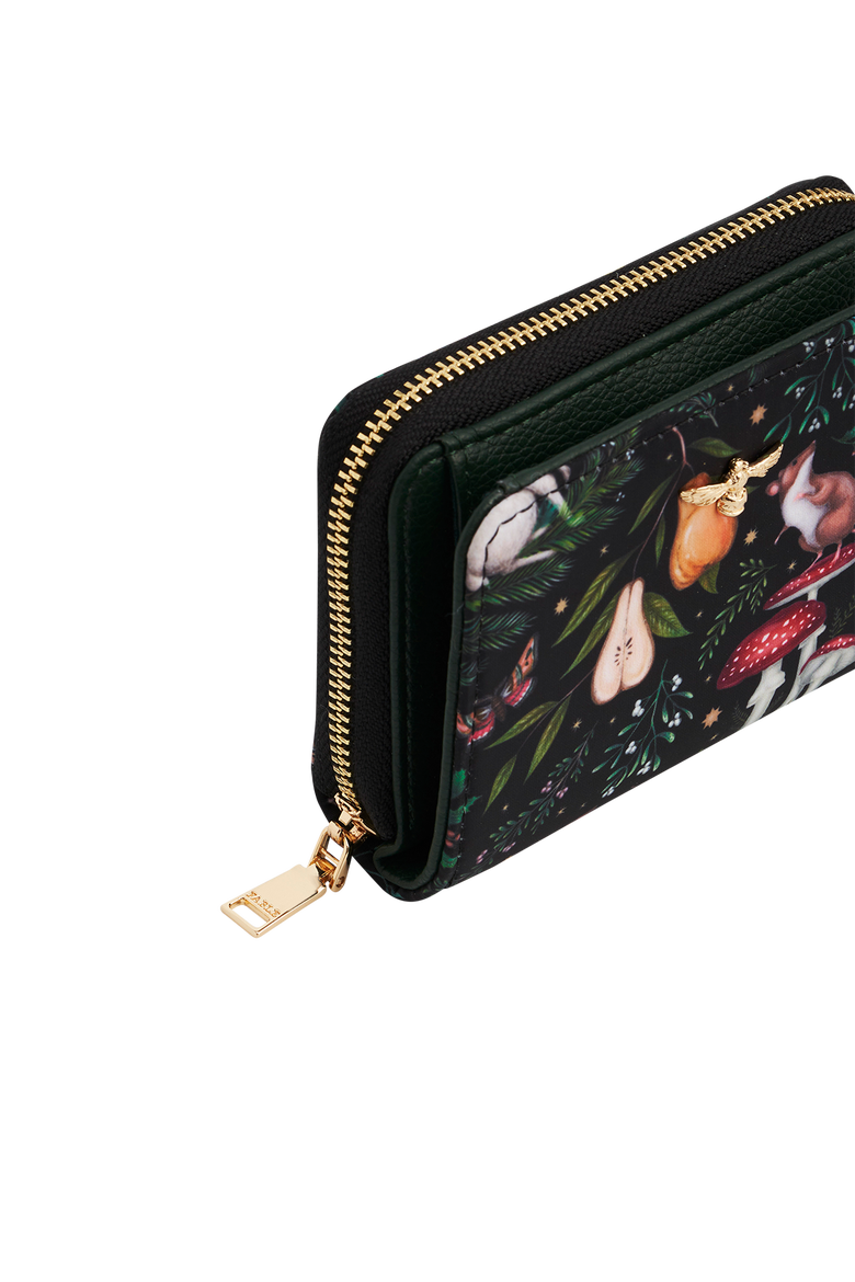 Niva Print Small Wallet, Alternate, color, Black