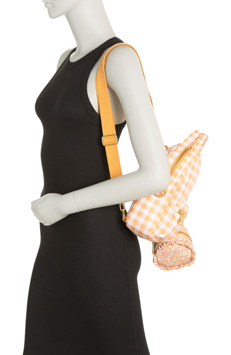 Madden Girl Soft Nylon Backpack with Pouch, Alternate, color,