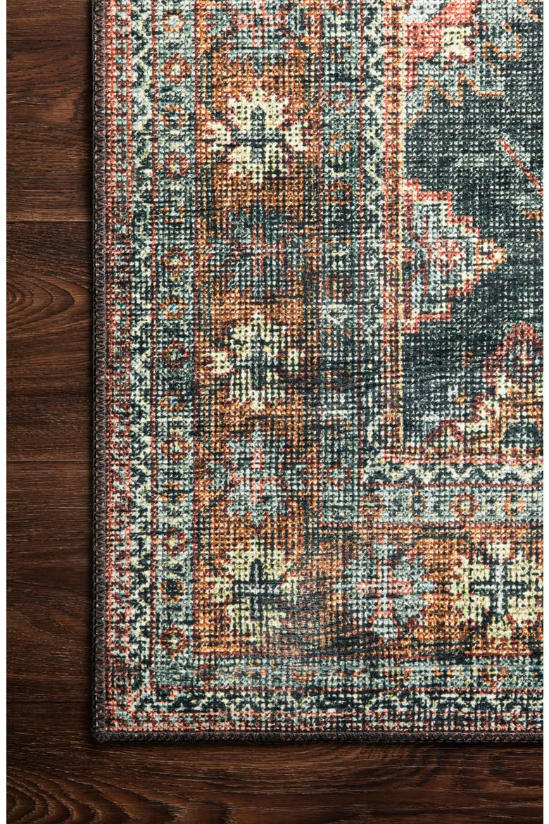 II Skye Collection Rug - Sea/Rust - 7'-6" x 9'-6", Alternate, color, SEA / RUST