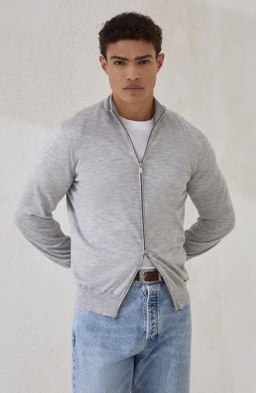 Brunello Cucinelli Lightweight Cardigan In Gray